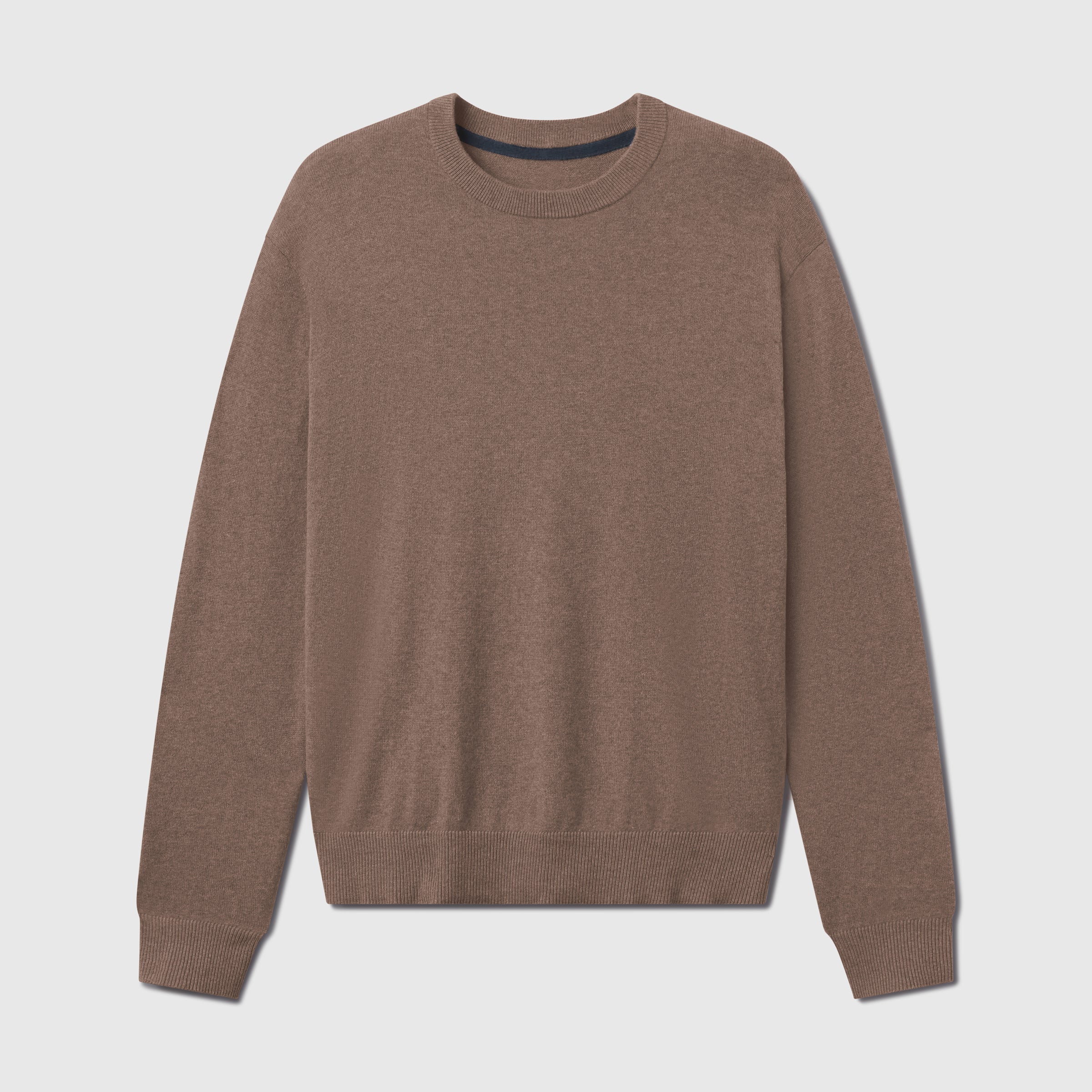 Anytime Crewneck Sweater -- Mocha Heather - Image 6