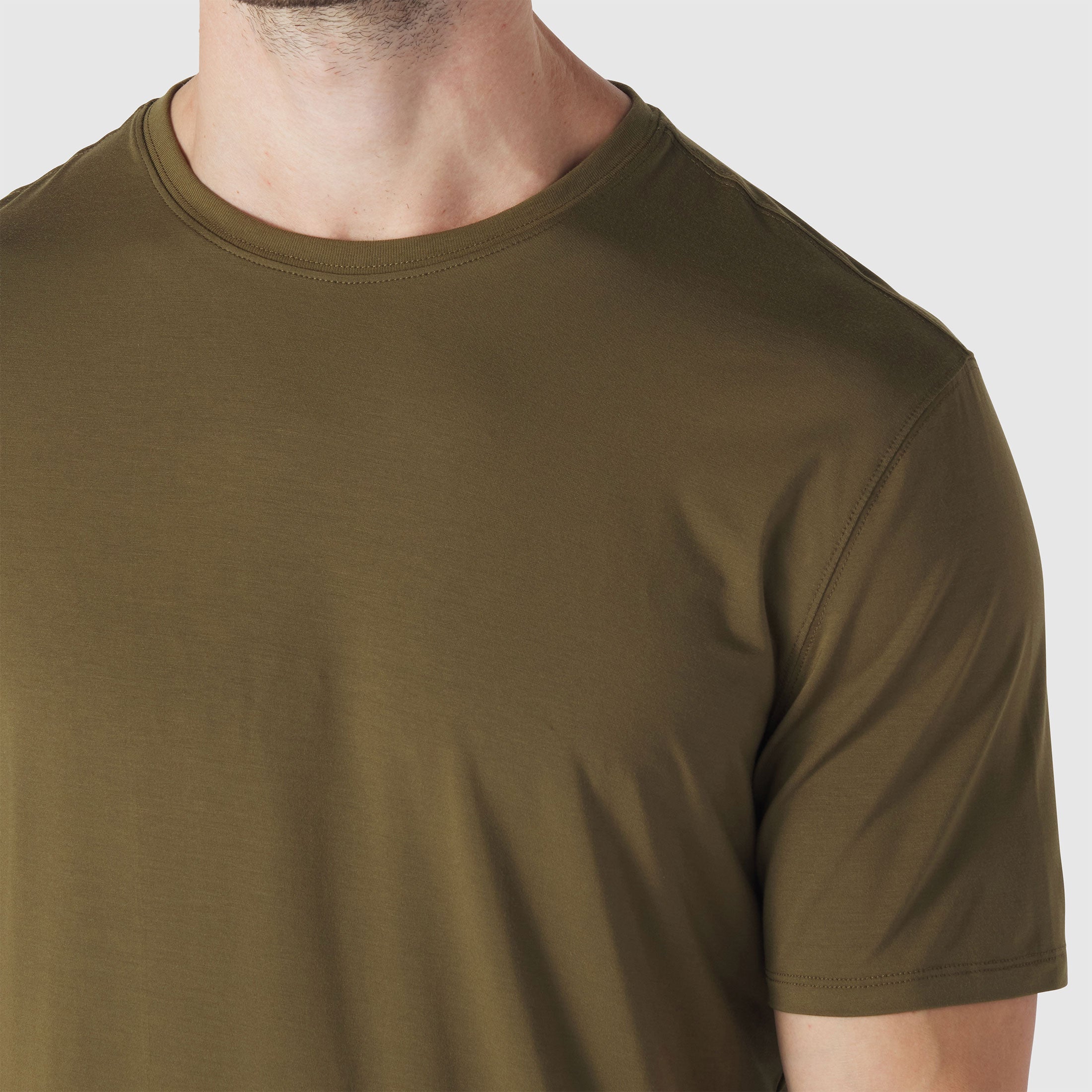 Anytime Tee -- Olive Green - Image 3