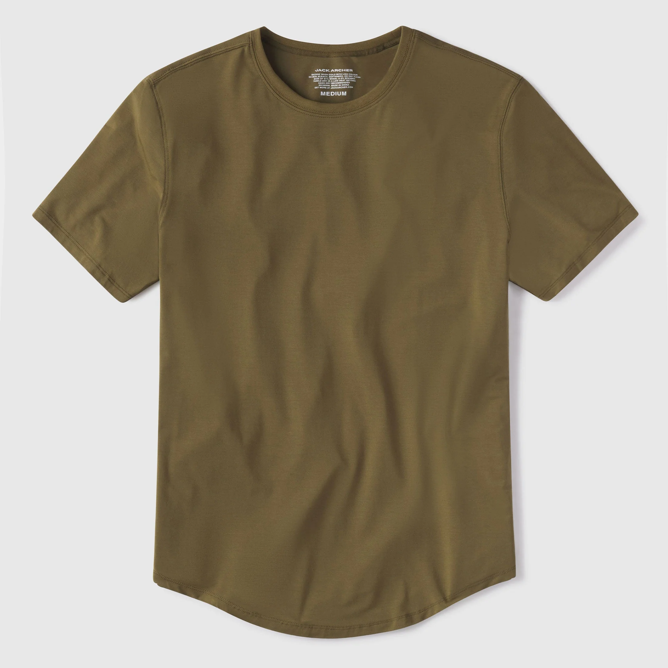 Anytime Tee -- Olive Green - Image 7