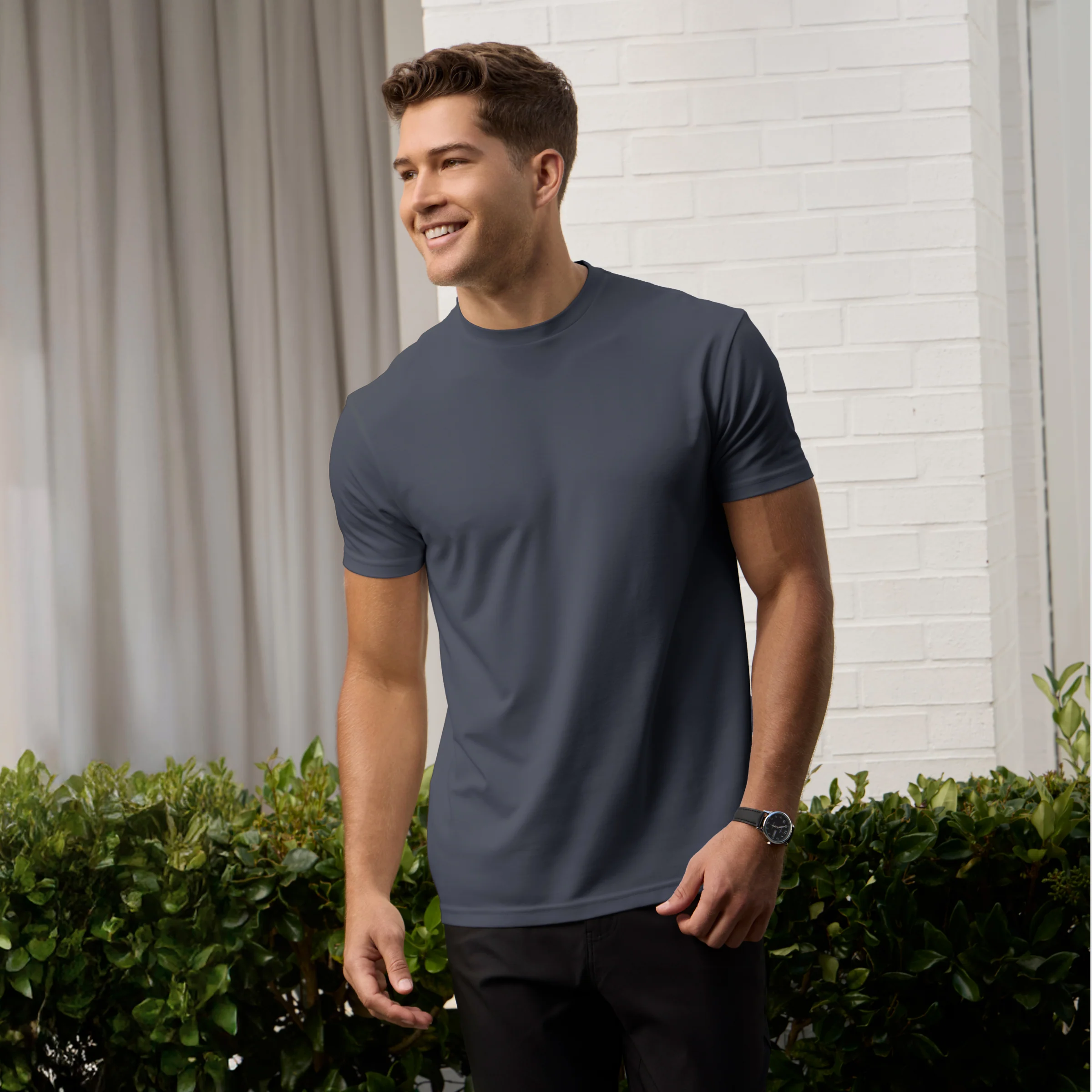 Jetsetter Tee -- Charcoal Gray - Image 5
