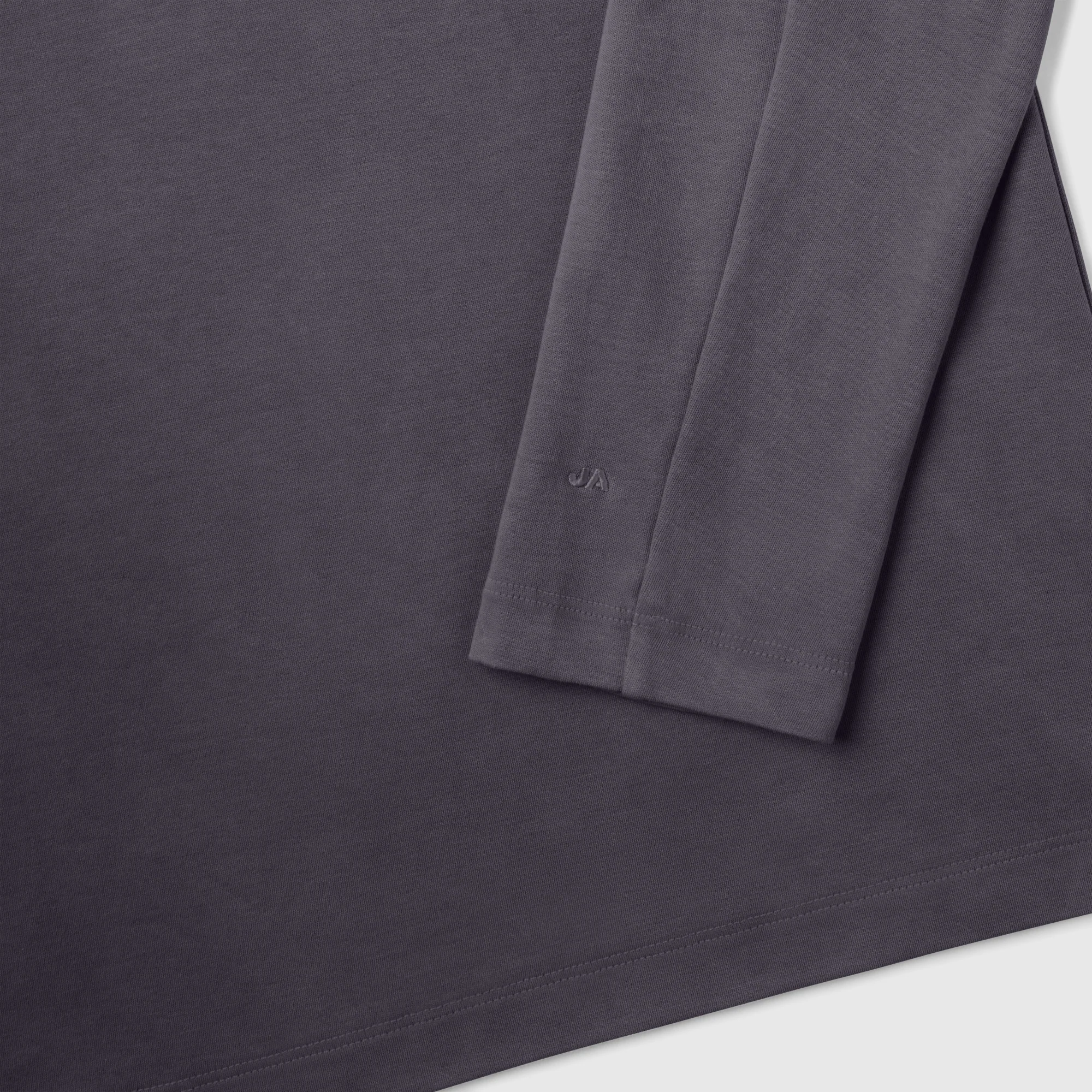 Precision Long Sleeve Tee -- Charcoal Gray - Image 8