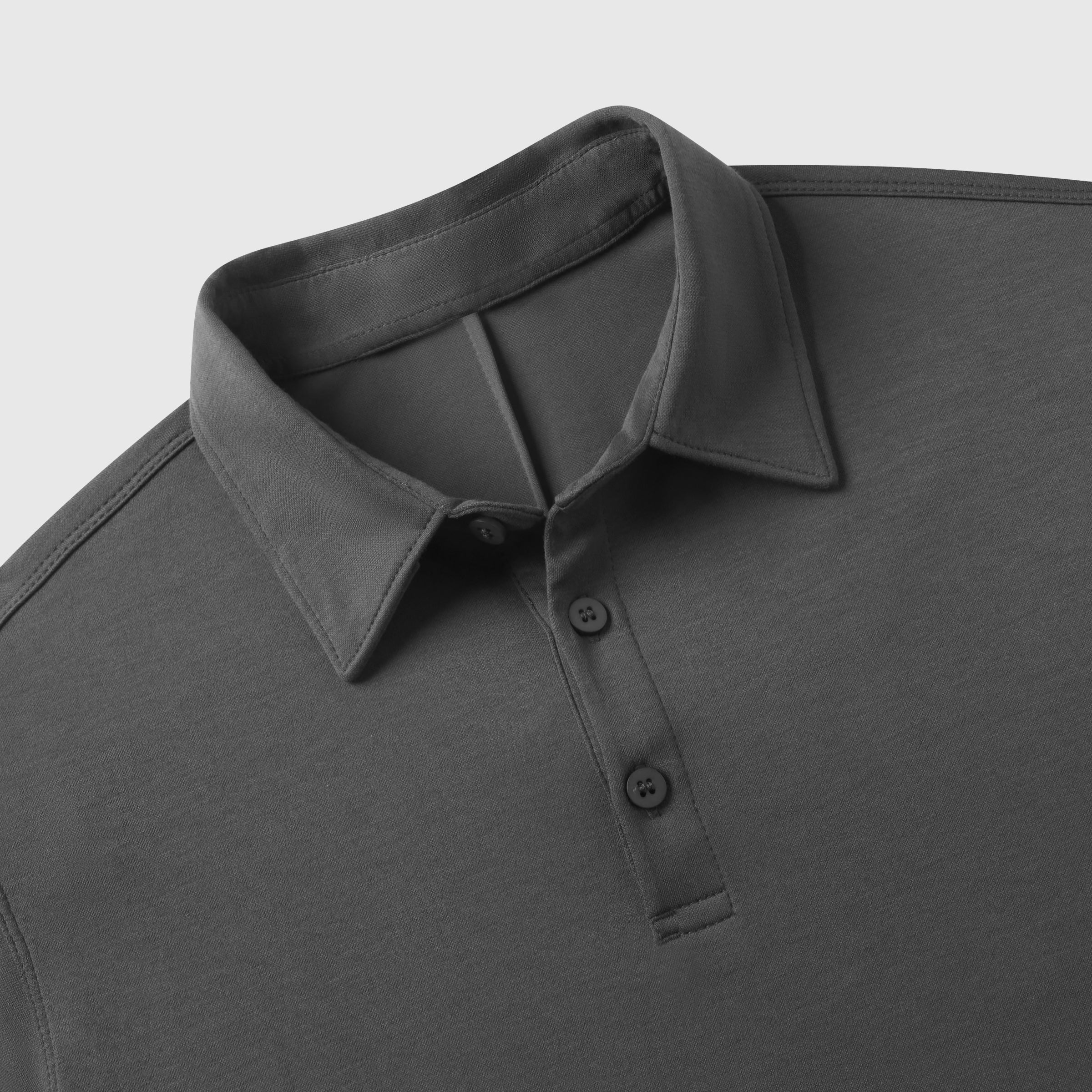 Tech Polo -- Charcoal Gray - Image 3