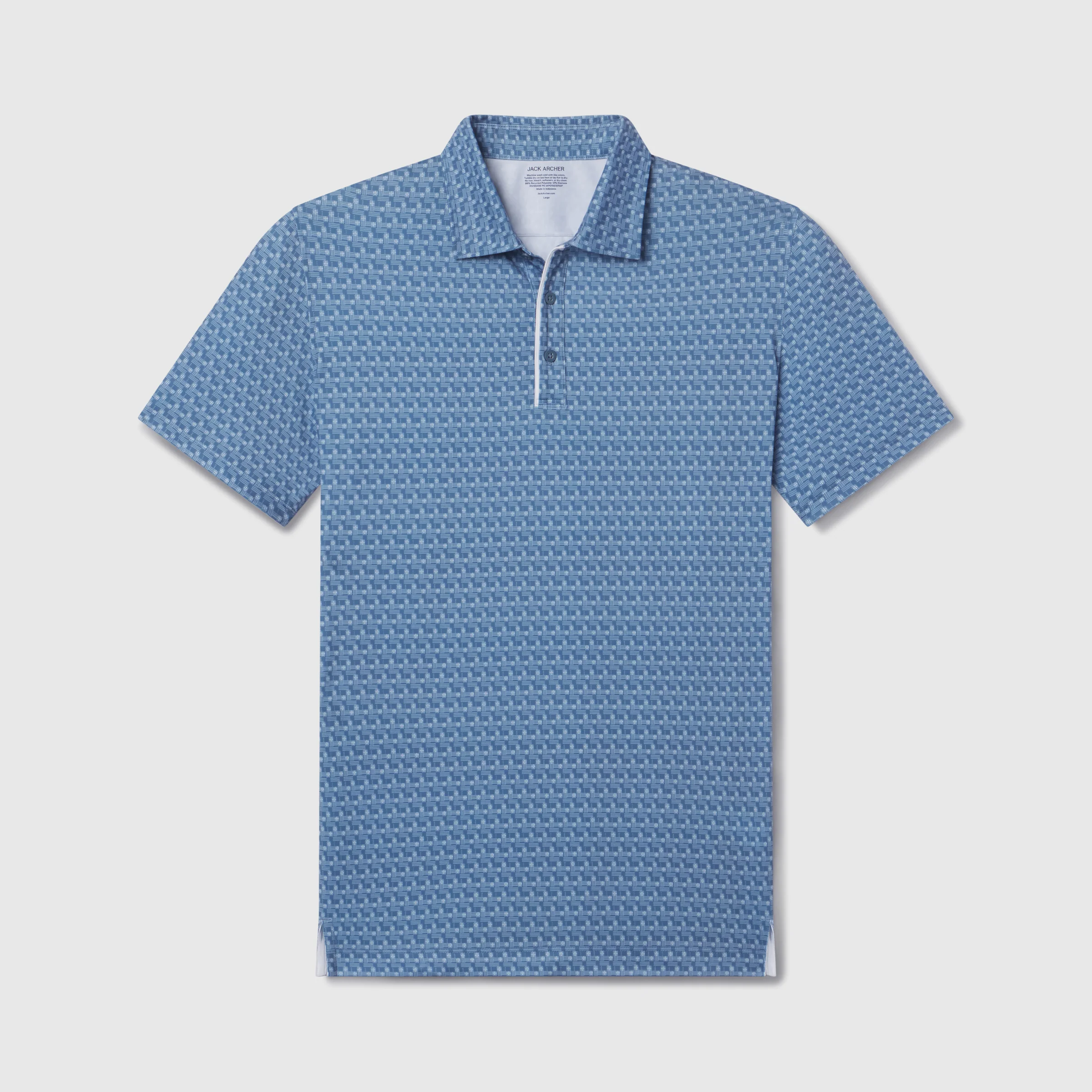 Clubhouse Performance Polo -- Bering Sea Gridline - Image 5