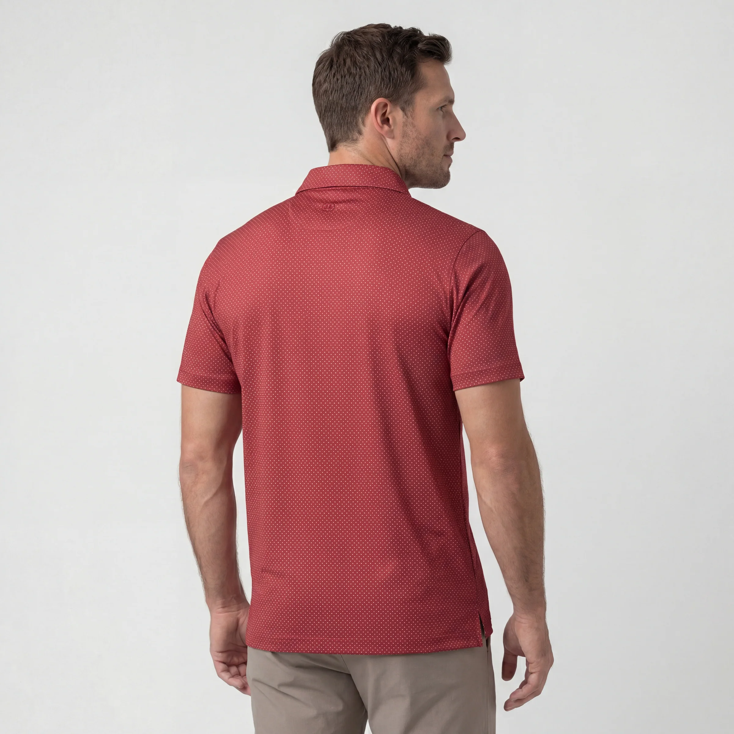 Clubhouse Performance Polo -- Red Brickline - Image 5