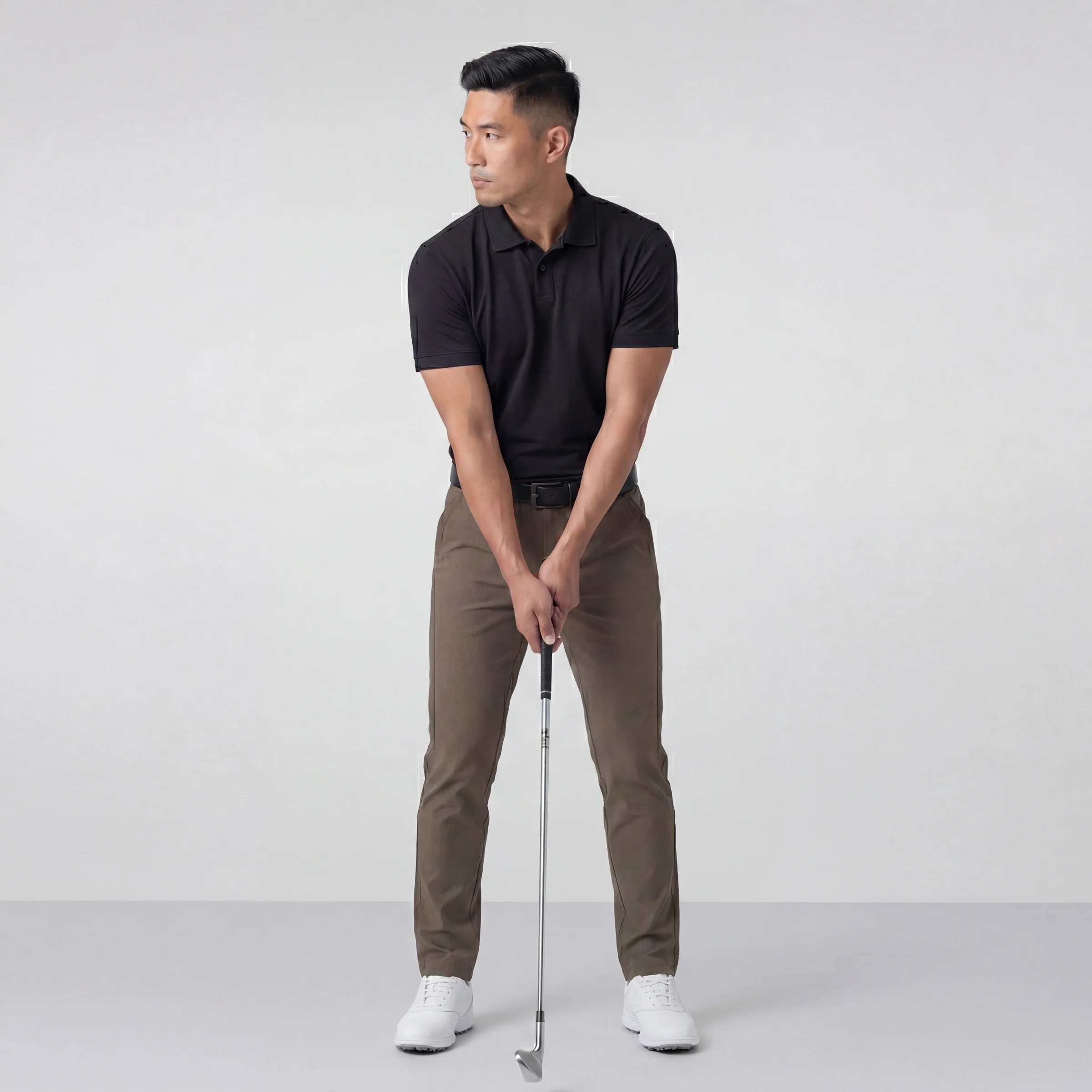 Clubhouse Pique Polo -- True Black - Image 5