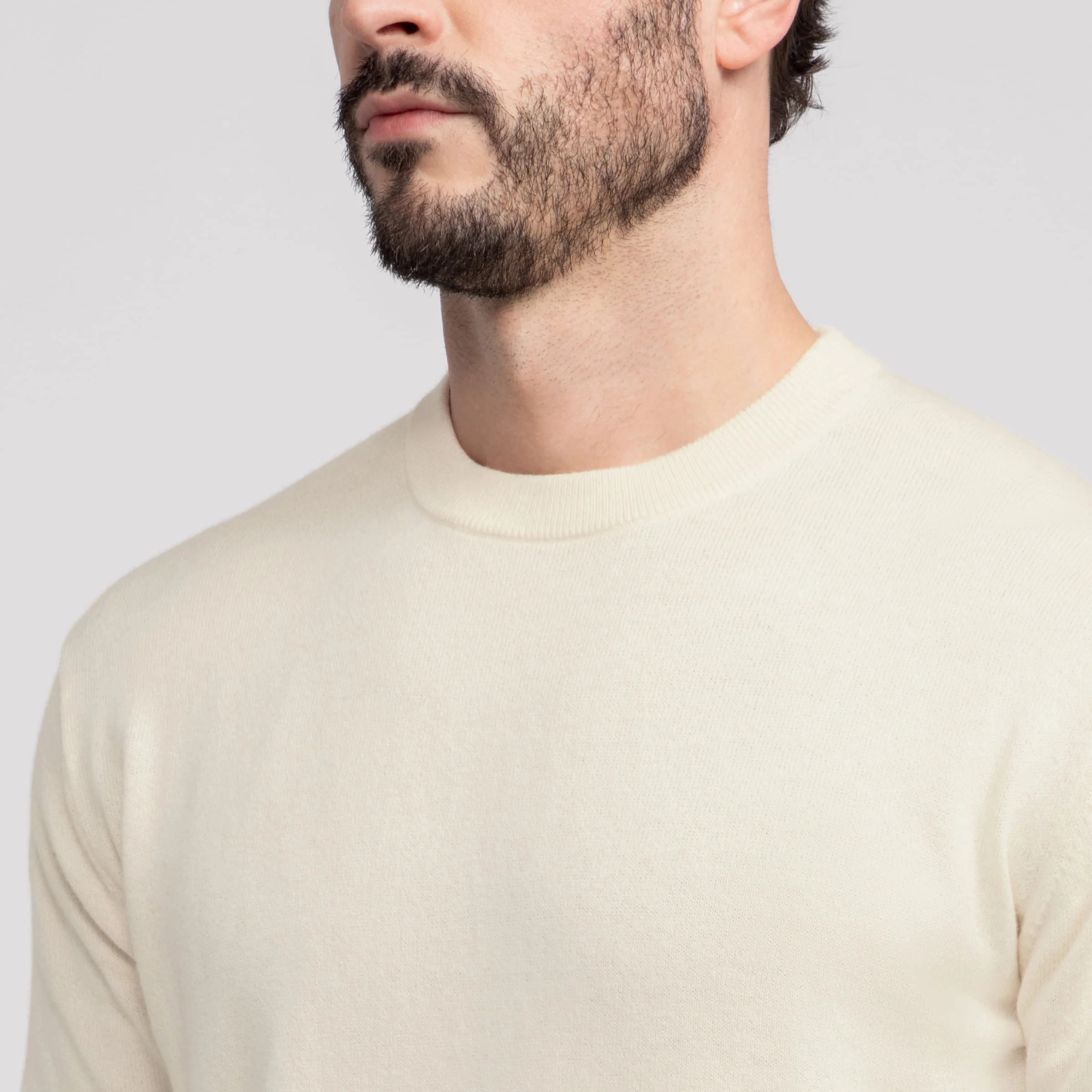Anytime Crewneck Sweater -- Cream - Image 4