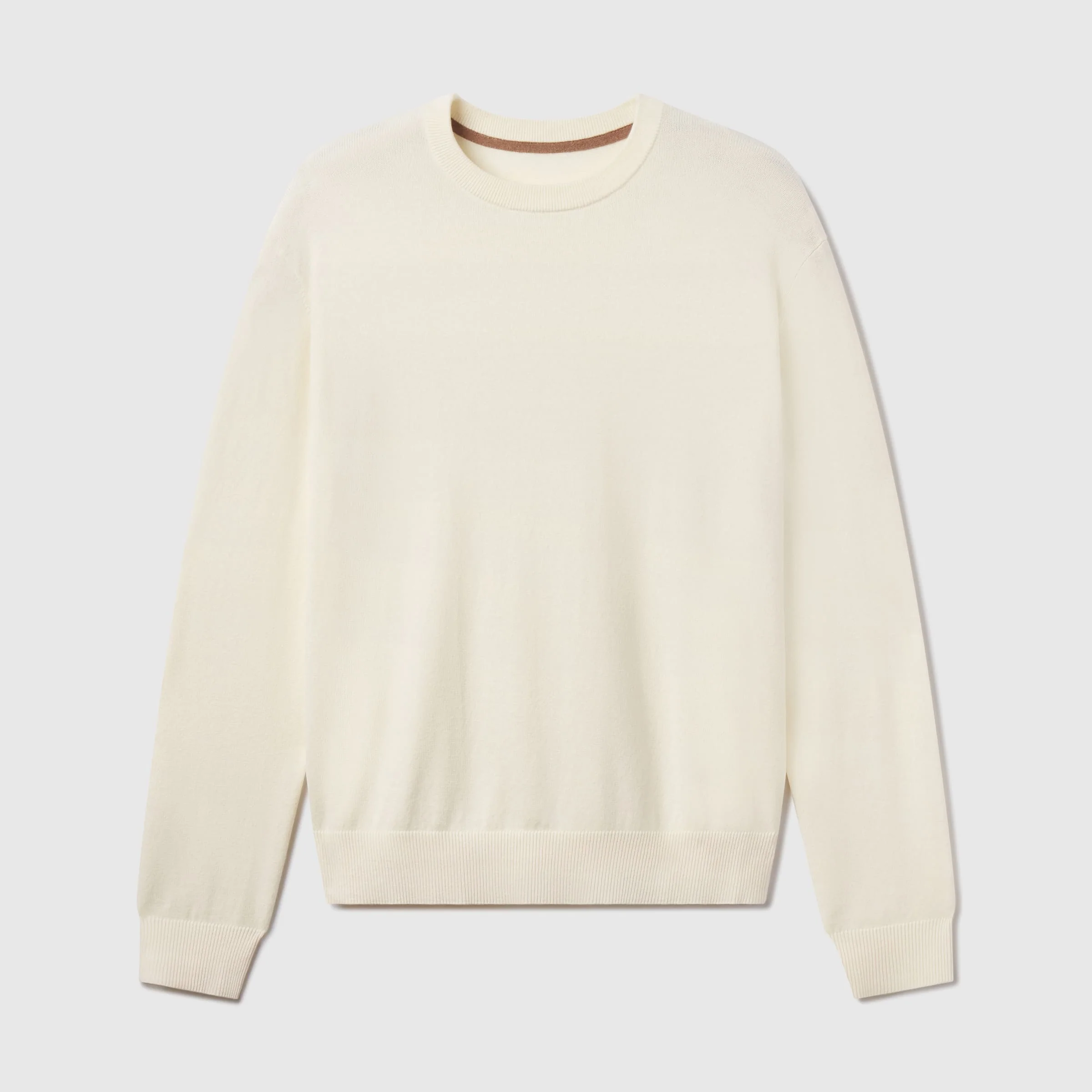 Anytime Crewneck Sweater -- Cream - Image 6