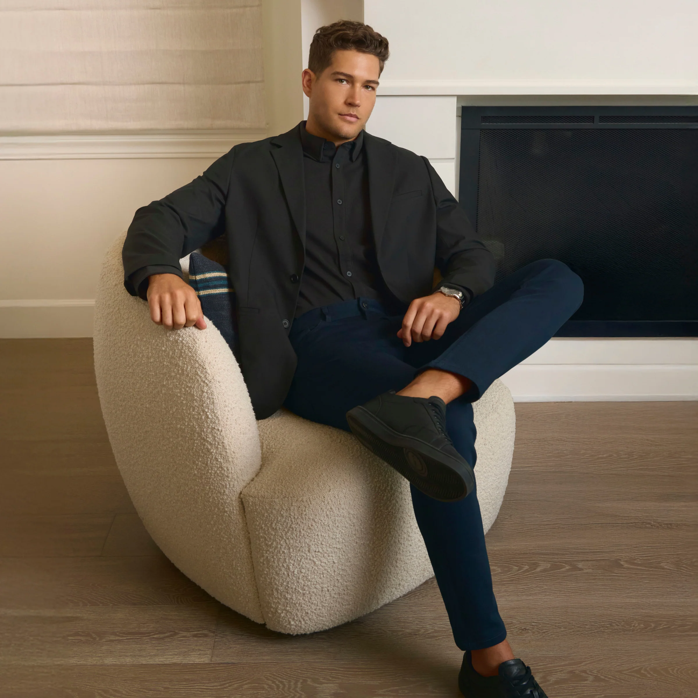 Anytime 5-Pocket Pant -- Deep Blue - Image 6