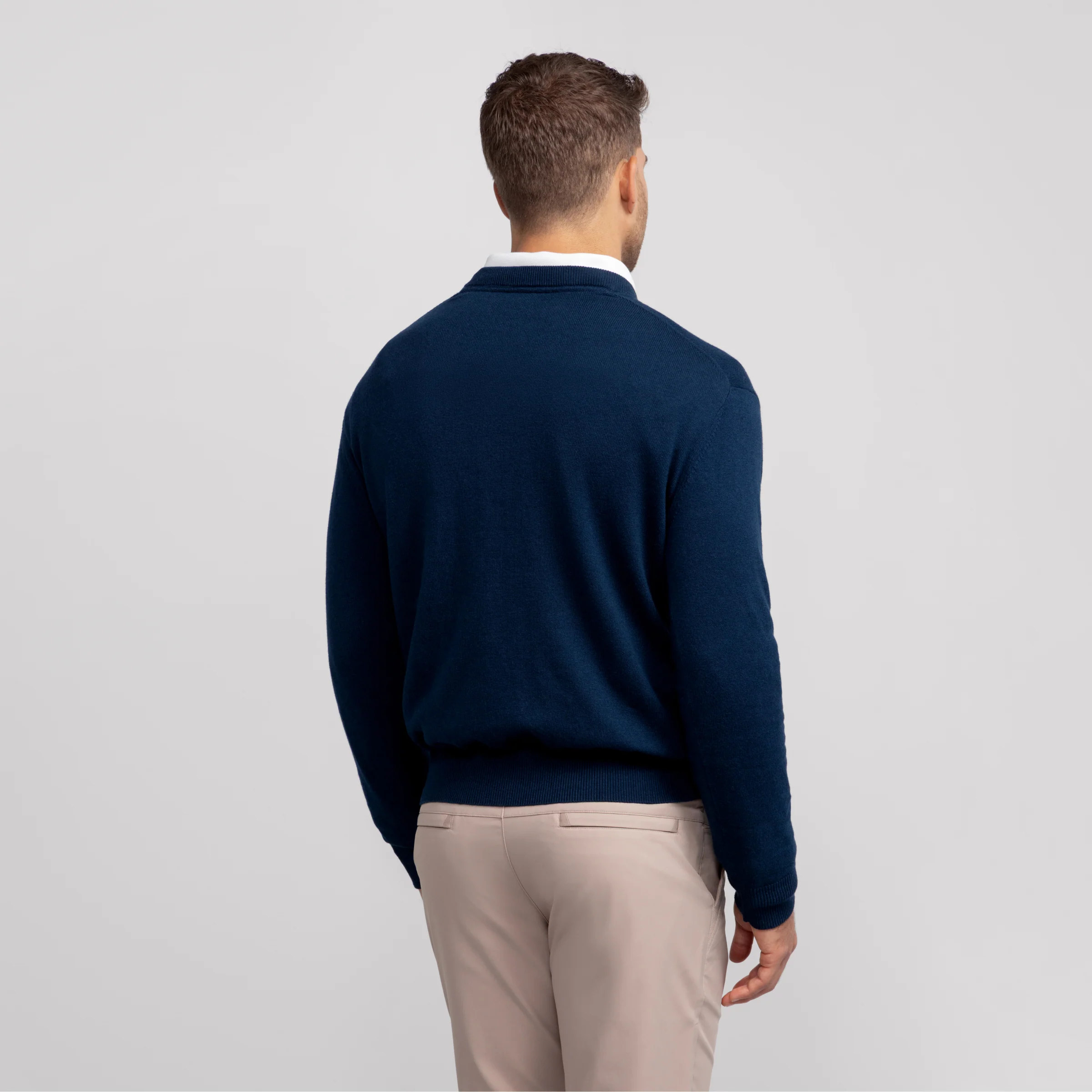Anytime Crewneck Sweater -- Deep Blue - Image 3