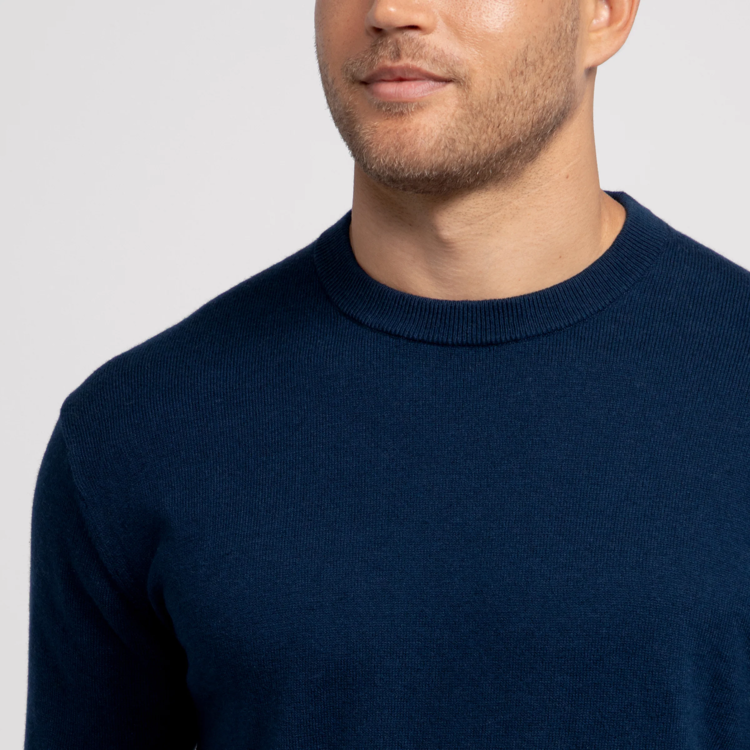 Anytime Crewneck Sweater -- Deep Blue - Image 4