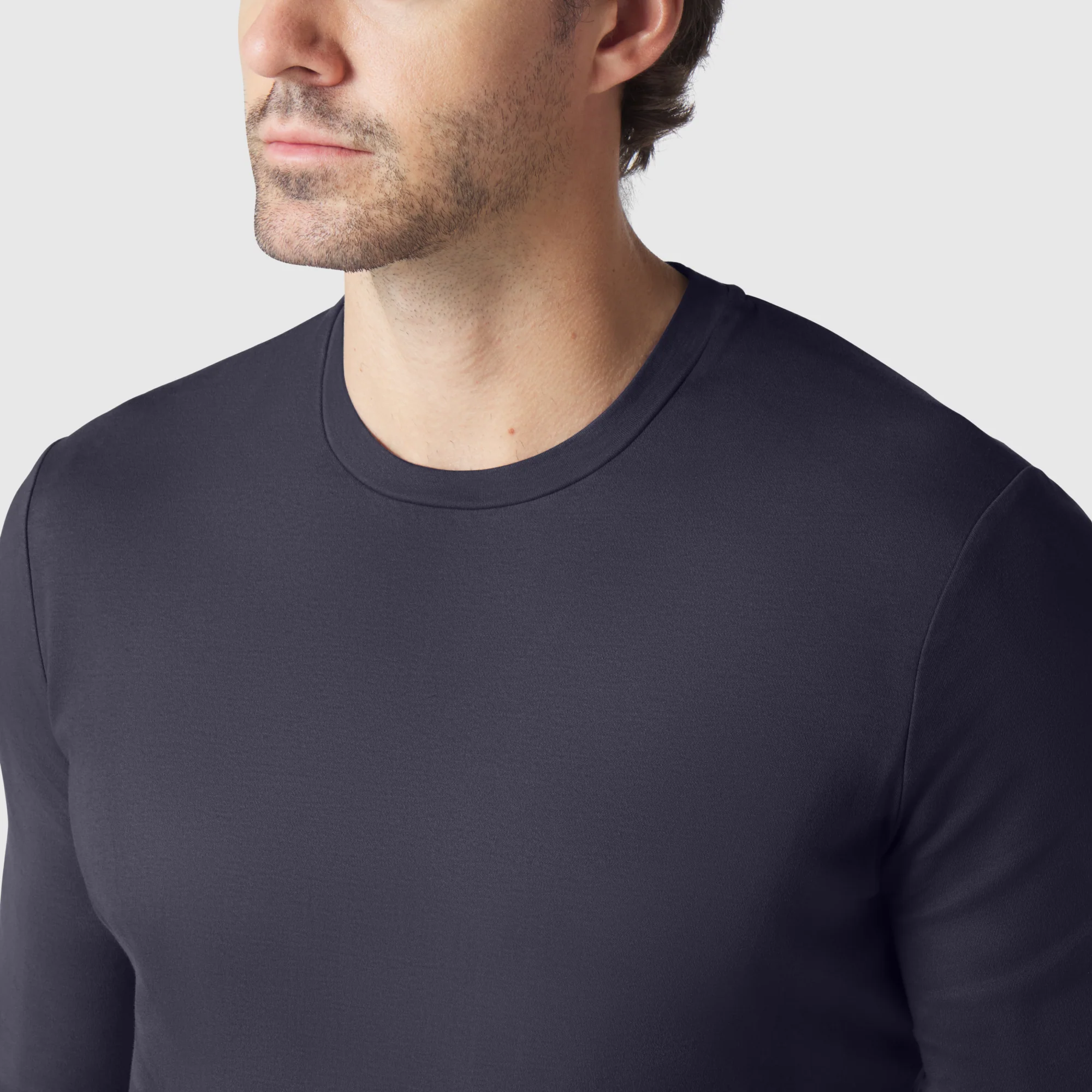 Precision Long Sleeve Tee -- Deep Blue - Image 6