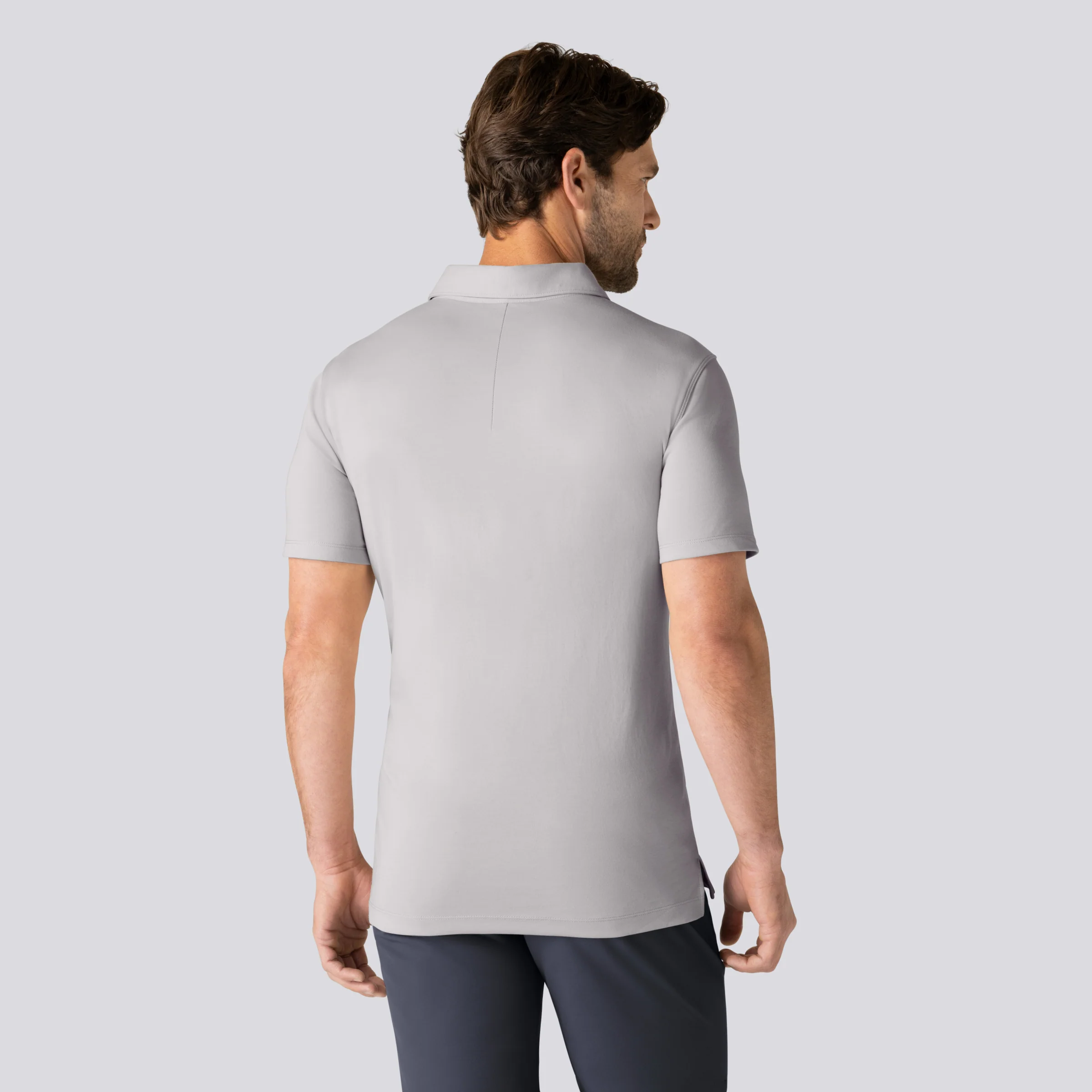 Tech Polo -- Ice Gray - Image 3