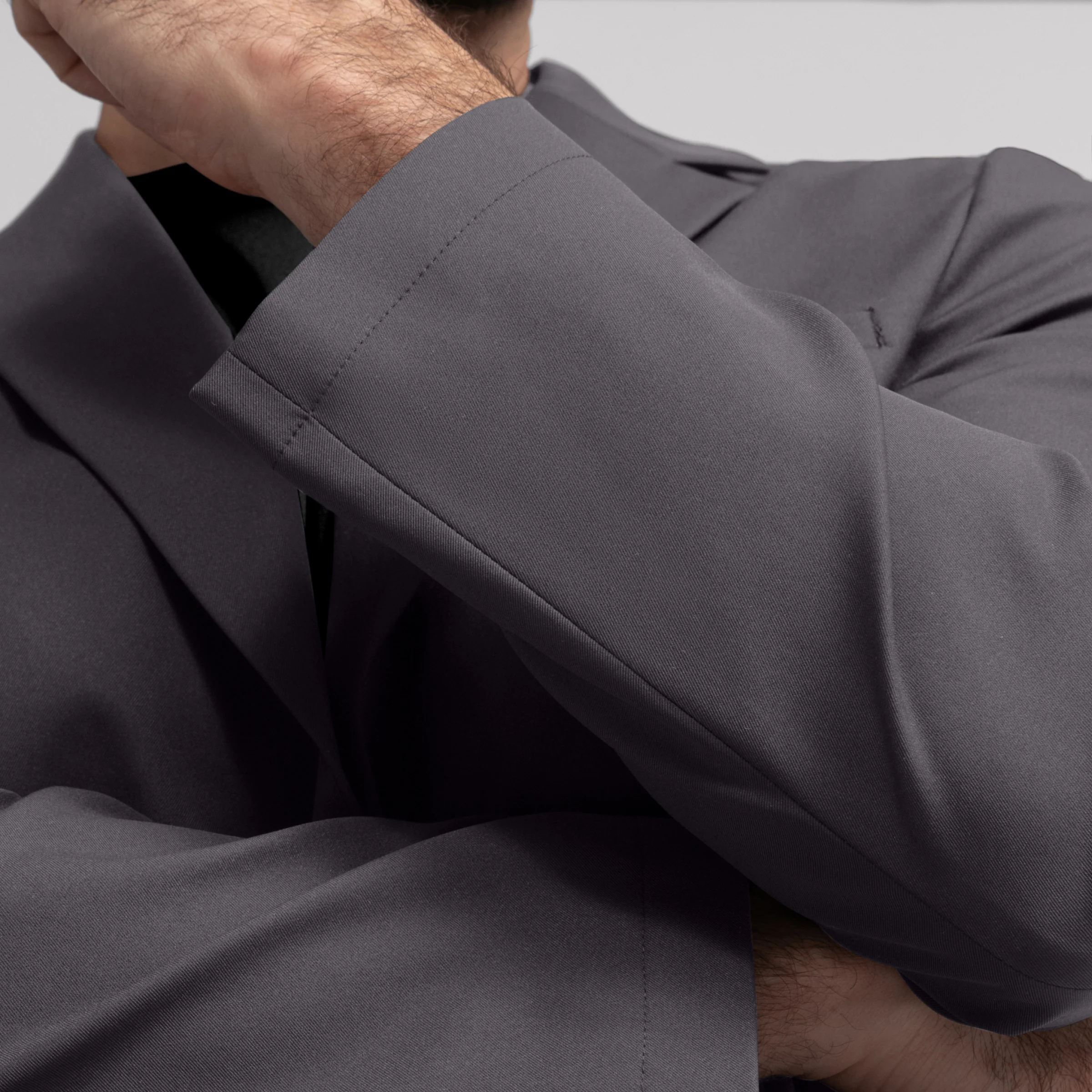 Jetsetter Blazer -- Charcoal Gray - Image 4
