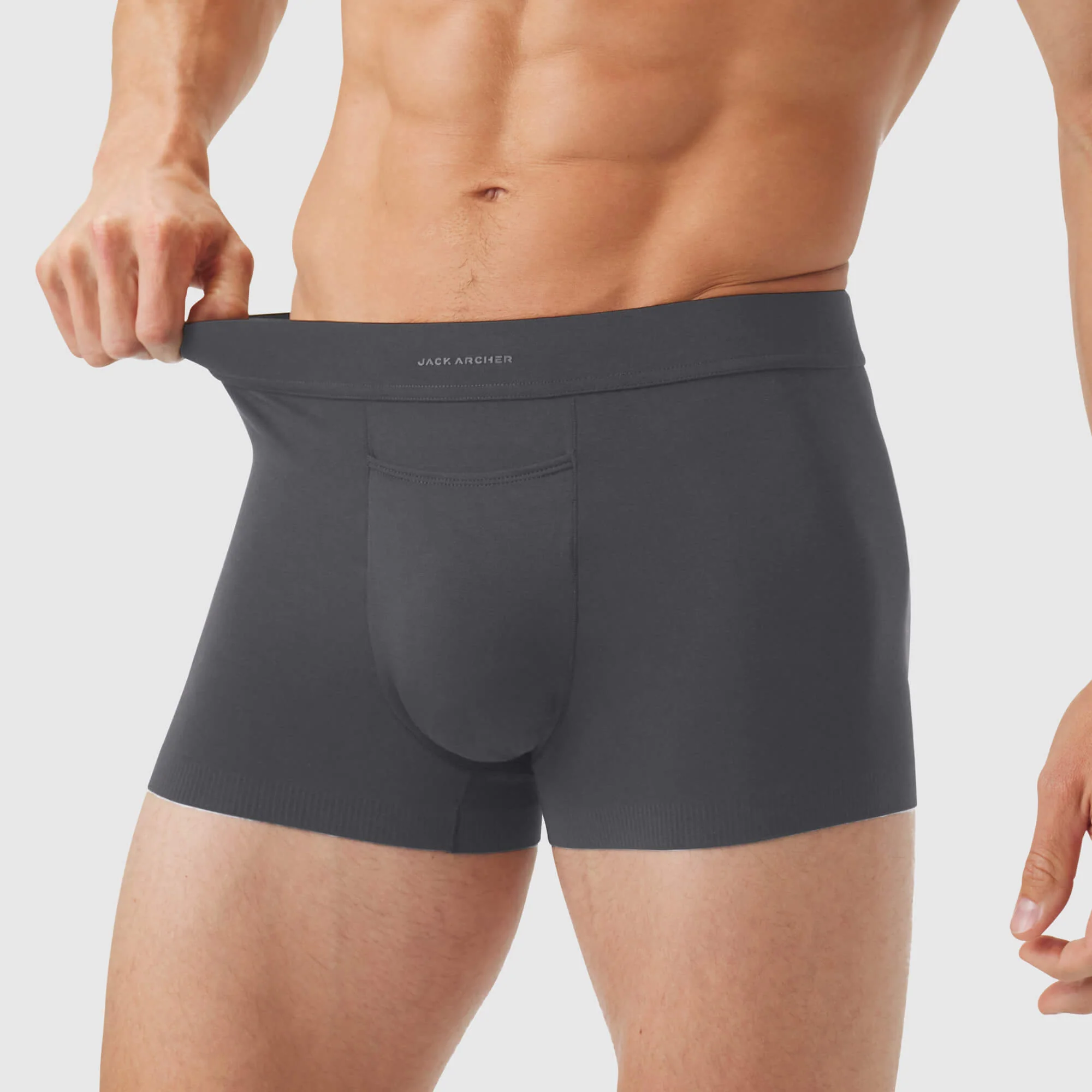 Jetsetter Boxer Brief 2" -- Charcoal Gray - Image 3