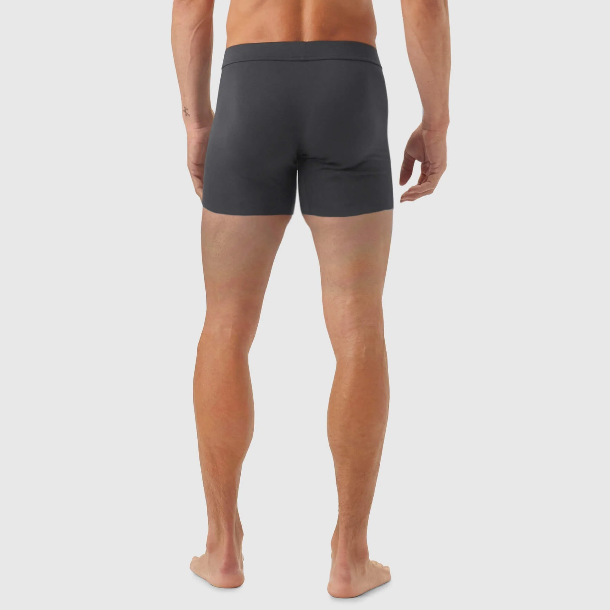 Jetsetter Boxer Brief 5" -- Charcoal Gray - Image 4