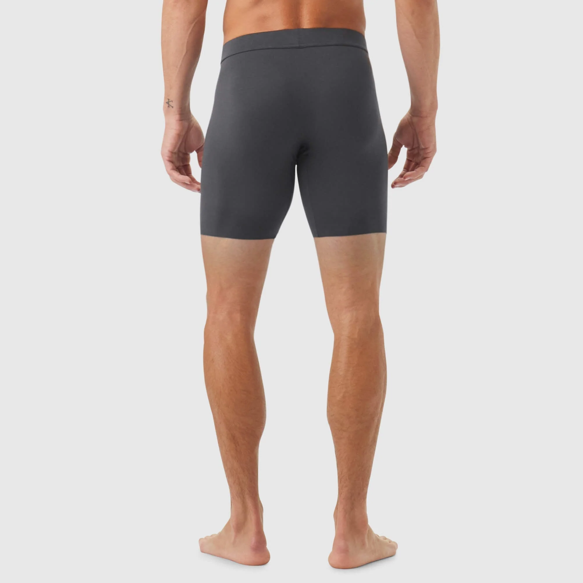 Jetsetter Boxer Brief 8" -- Charcoal Gray - Image 4