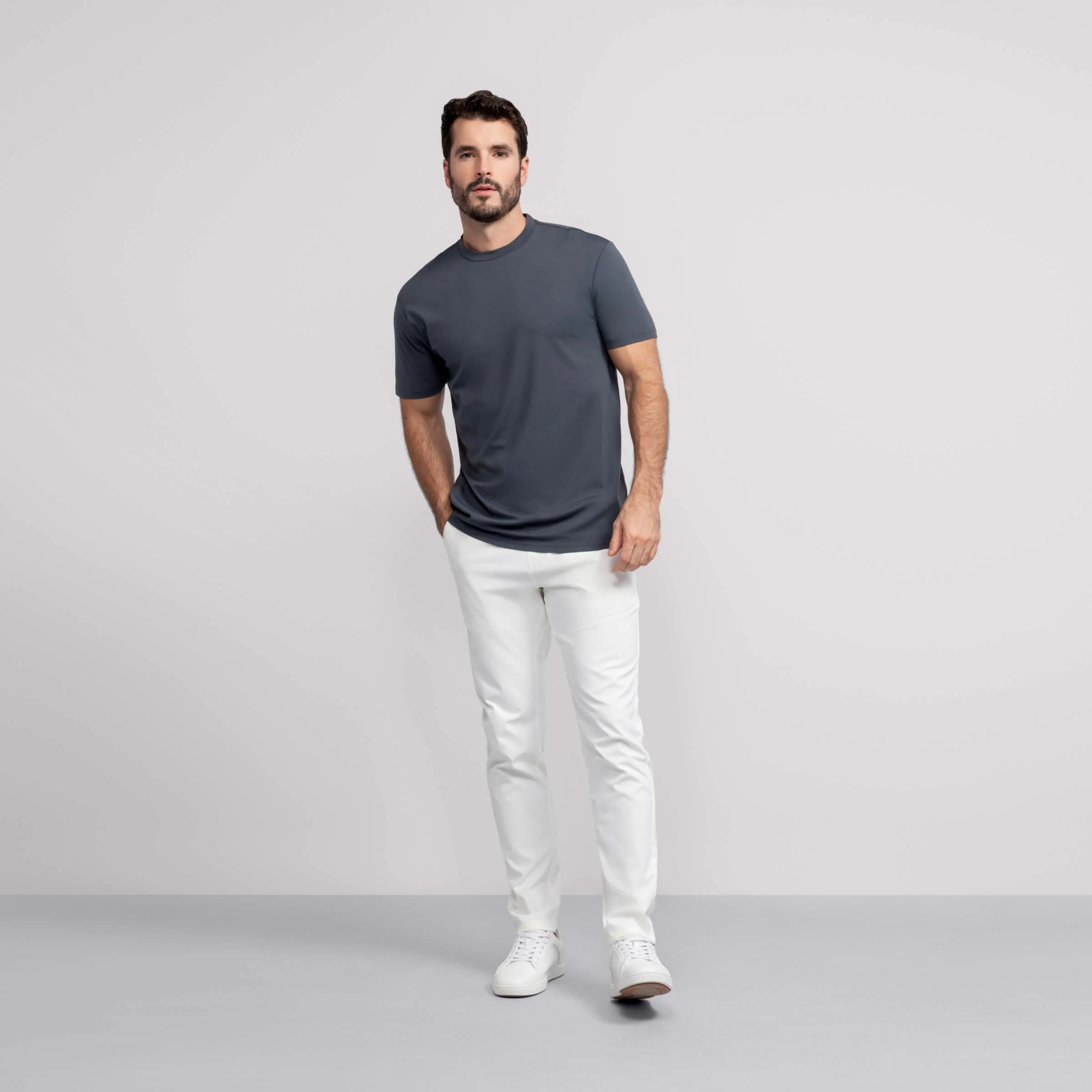 Jetsetter Tech Pant Slim Fit -- True White - Image 3