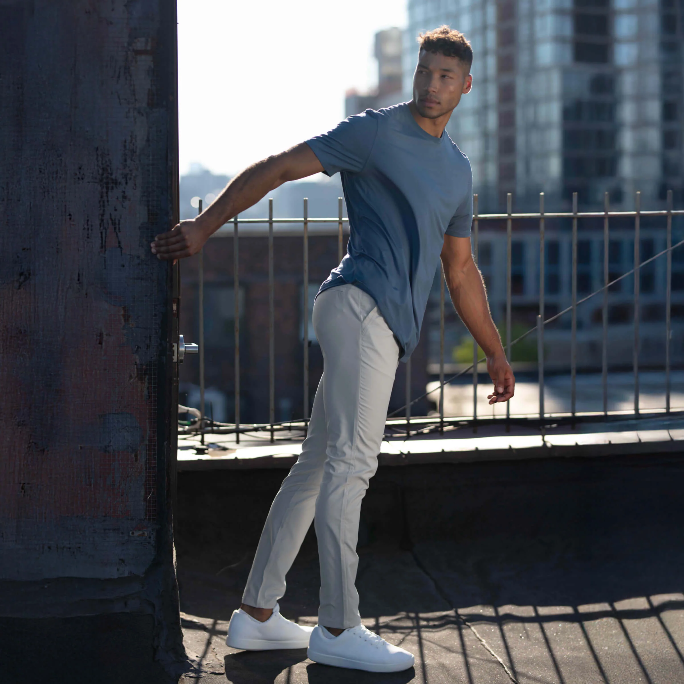 Jetsetter Tech Pant Classic Fit -- Ice Gray - Image 4