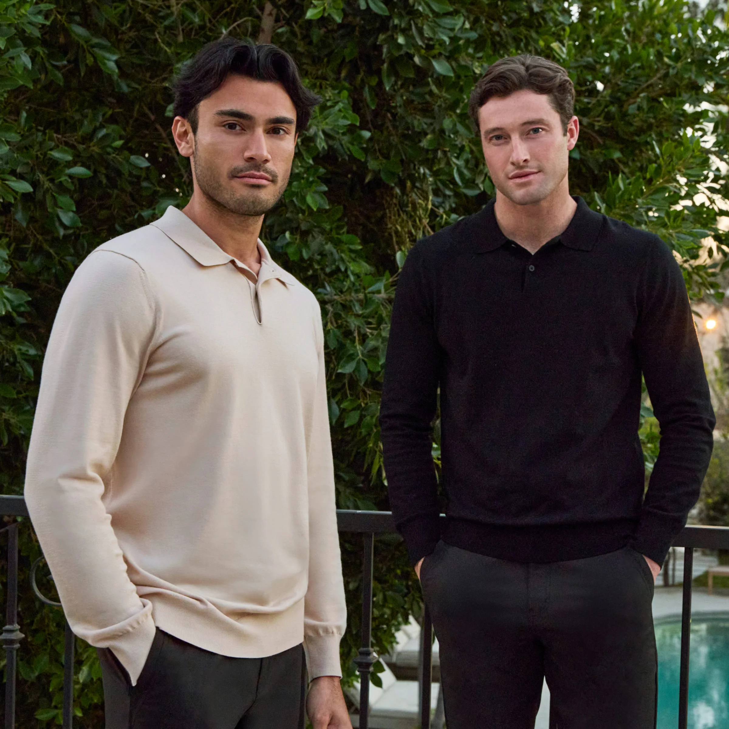 Legacy Polo Sweater -- Beige - Image 5