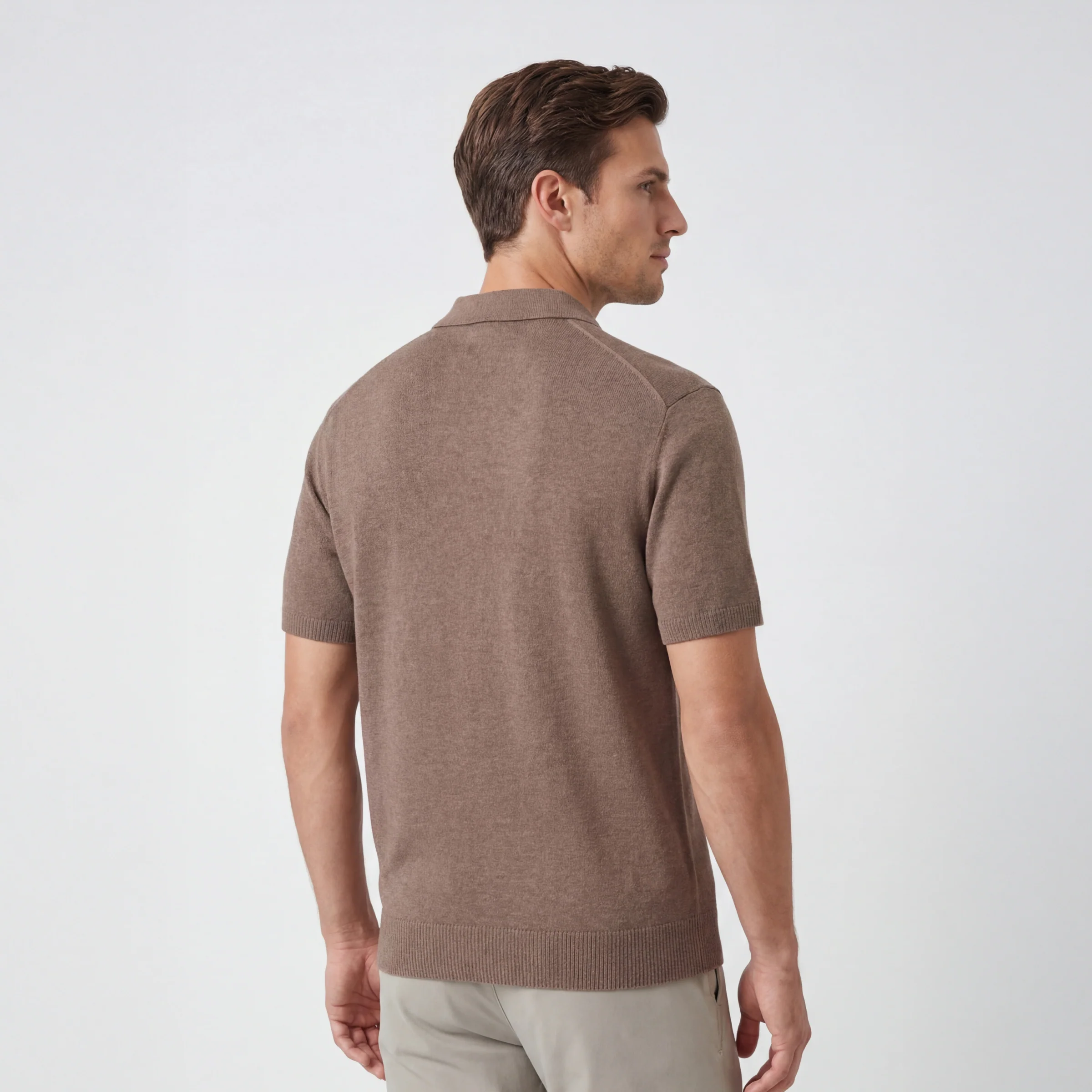 Legacy Resort Polo -- Mocha Heather - Image 5