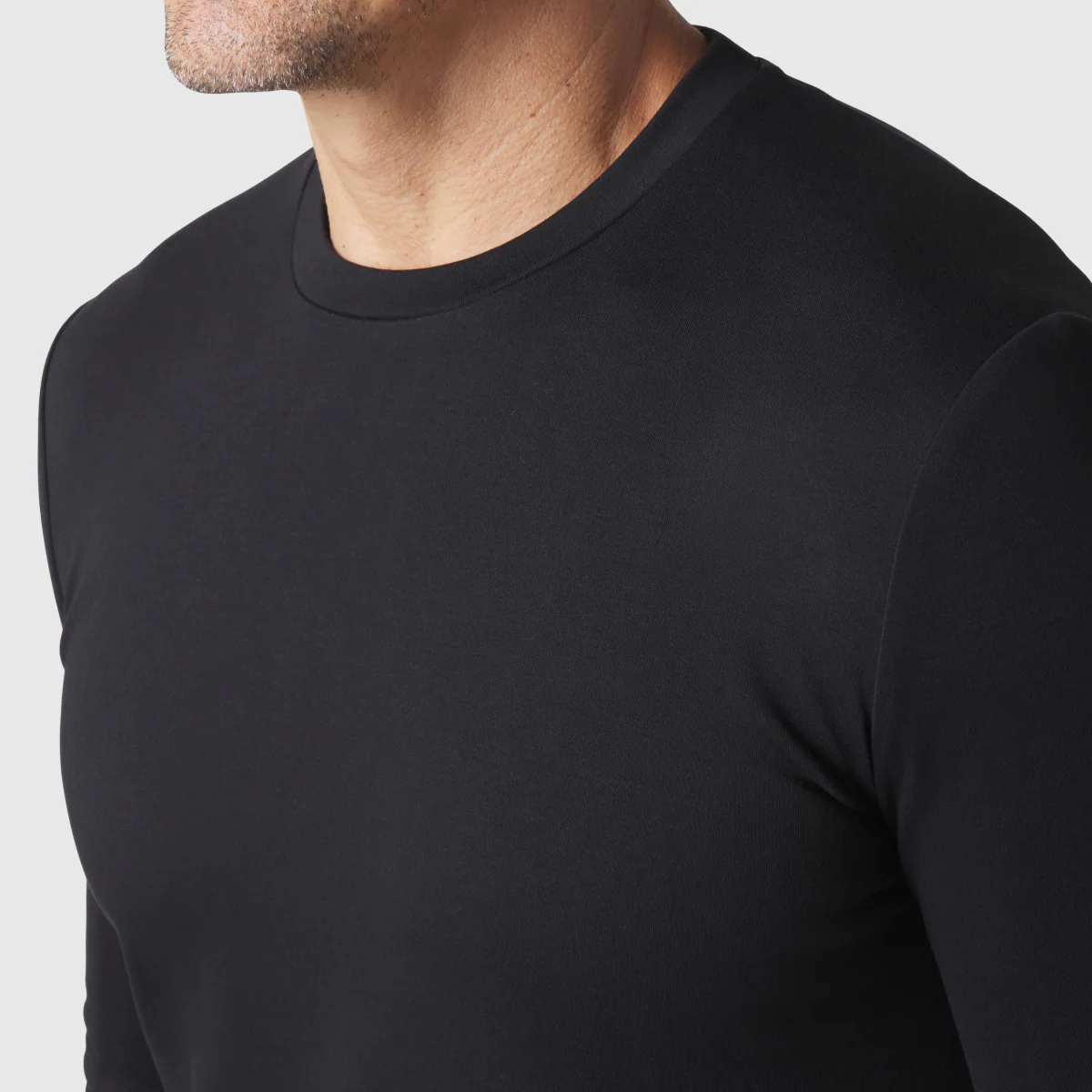 Precision Long Sleeve Tee -- True Black - Image 3