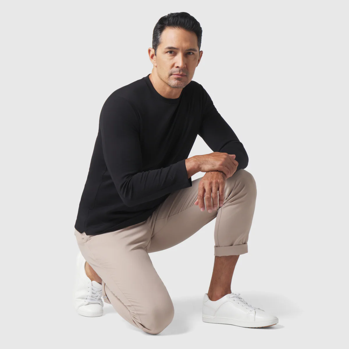 Precision Long Sleeve Tee -- True Black - Image 7