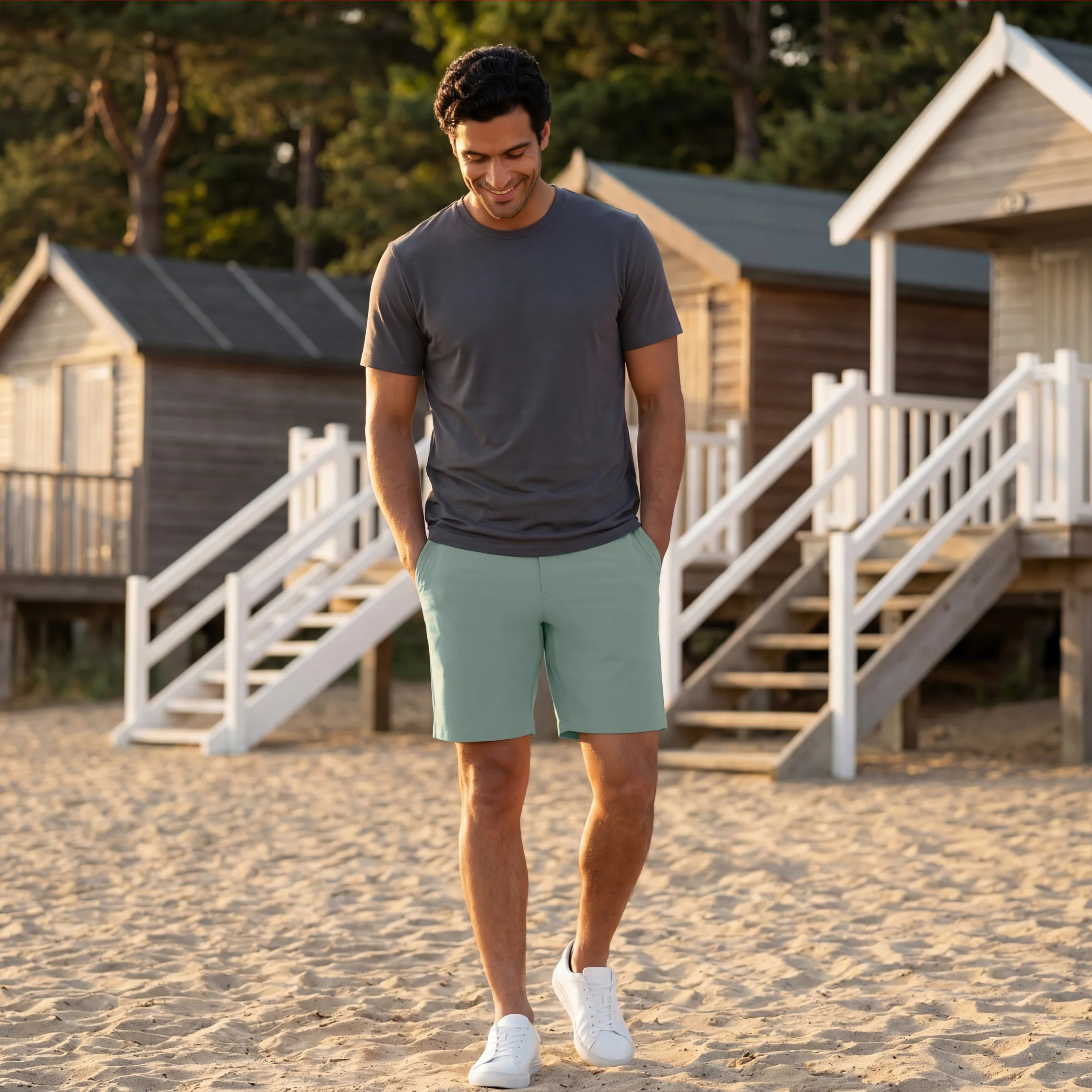 Jetsetter Tech Short 7" -- Sage Green - Image 3