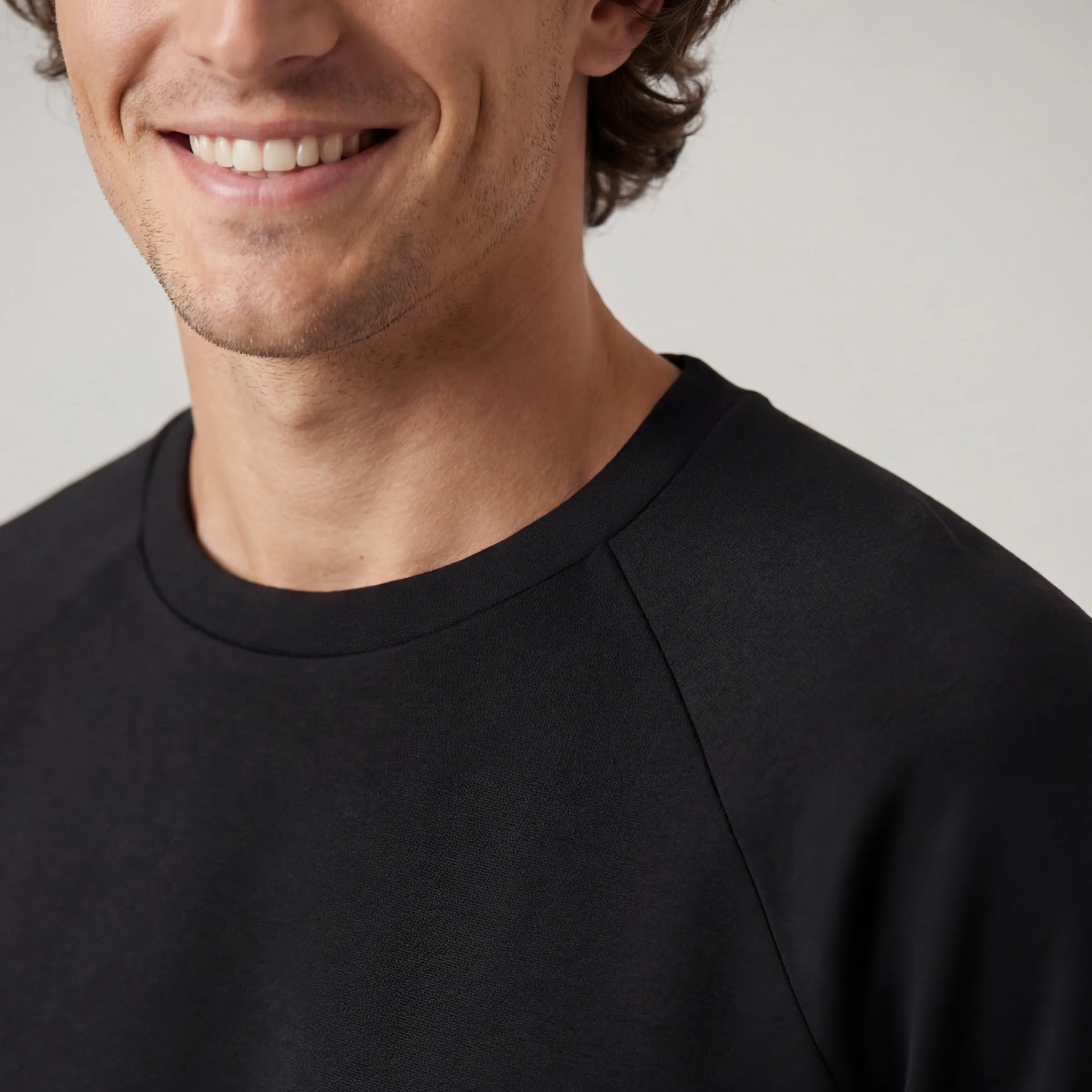 Sandwash Crewneck -- True Black - Image 5