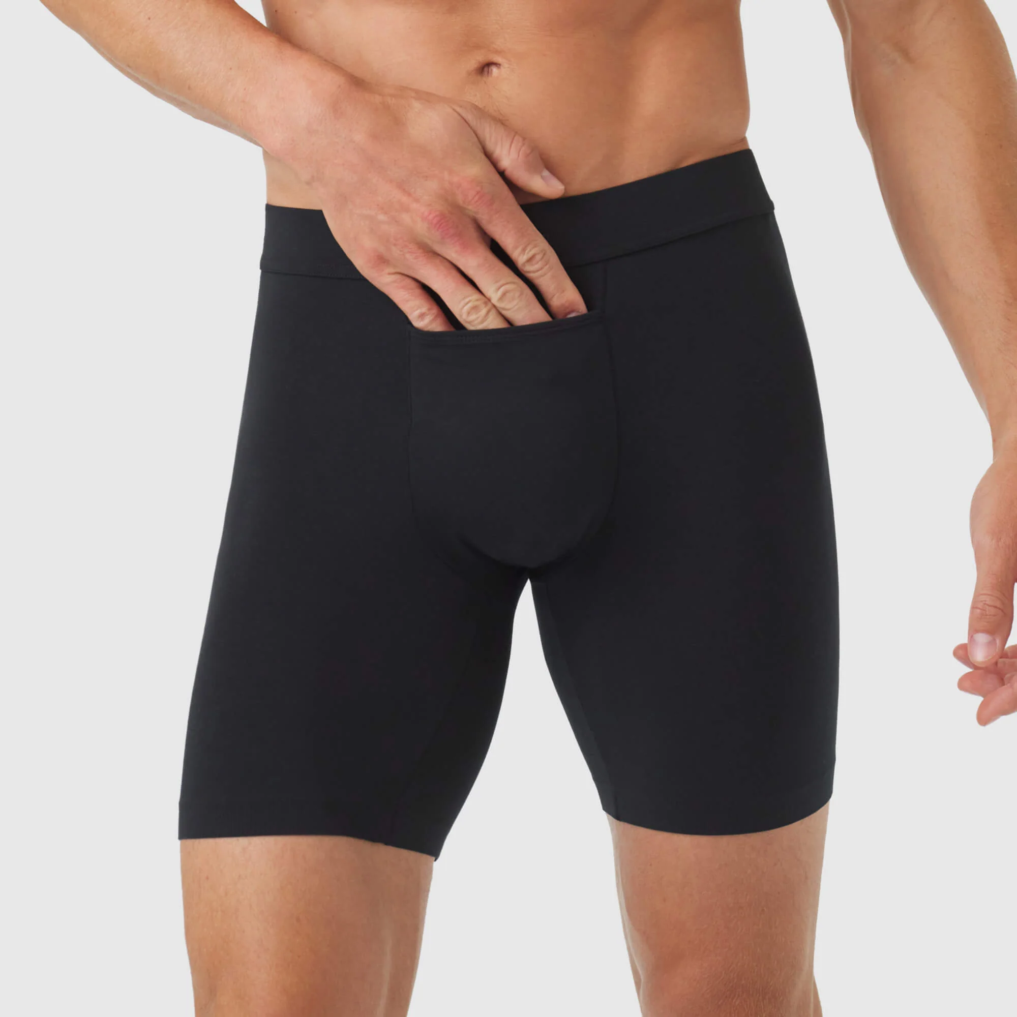 Jetsetter Boxer Brief 8" -- Space Black - Image 3