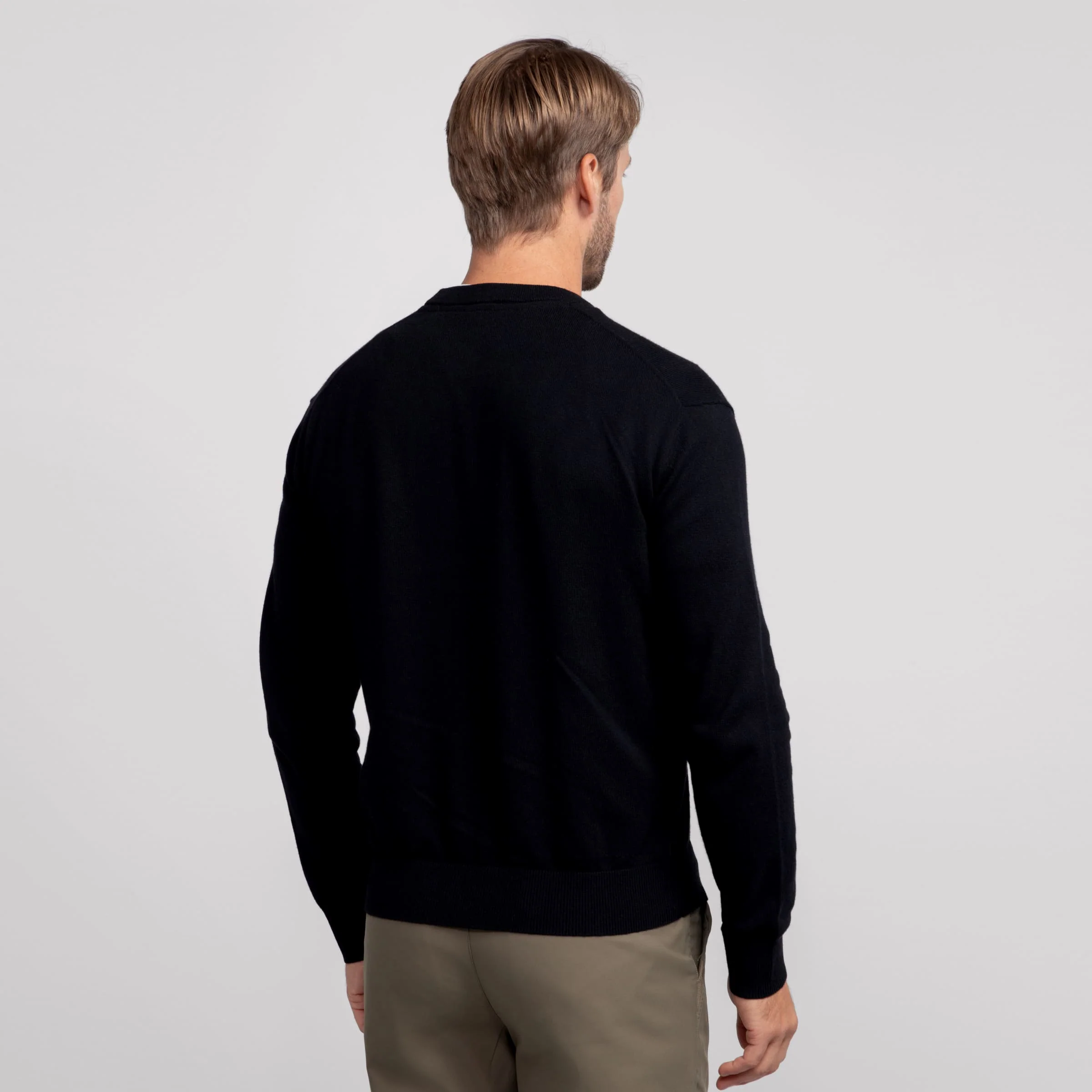 Anytime Crewneck Sweater -- True Black - Image 3