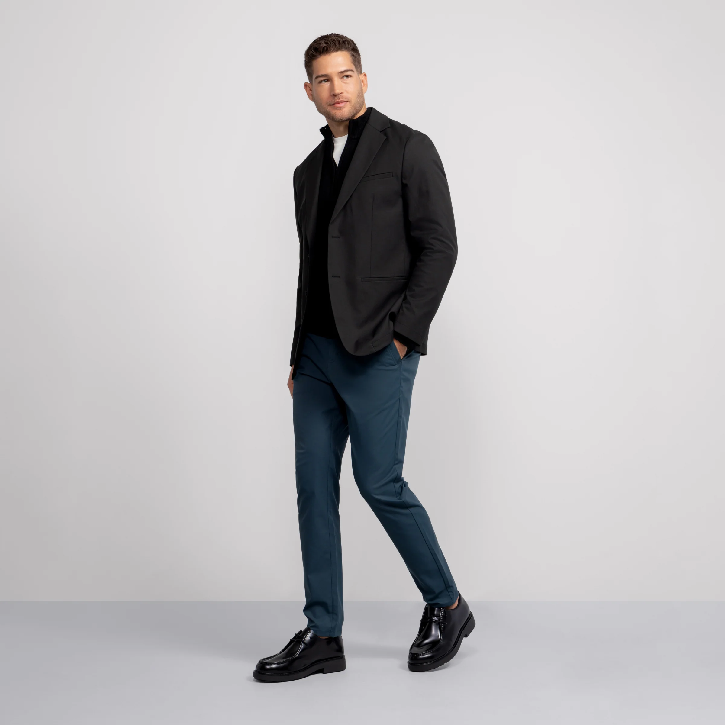 Jetsetter Quarter-Zip Sweater -- True Black - Image 6
