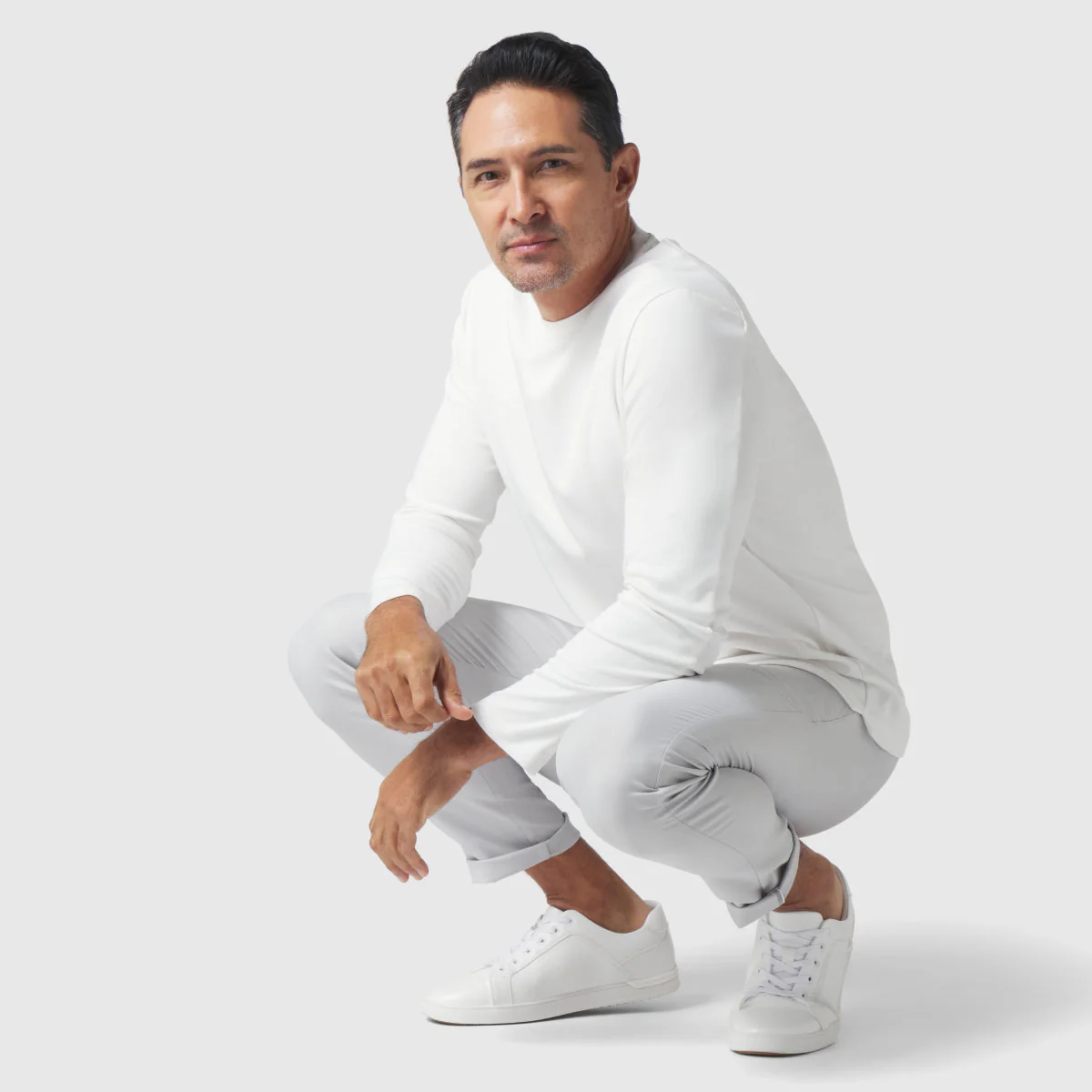 Precision Long Sleeve Tee -- True White - Image 6