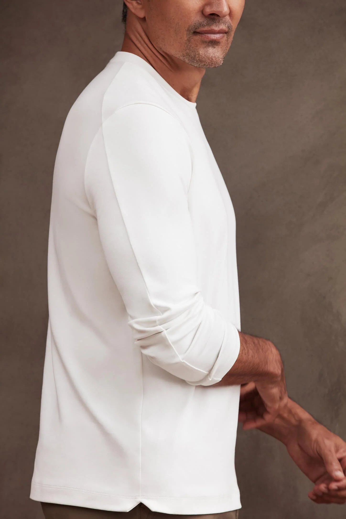 Precision Long Sleeve Tee -- True White - Image 7